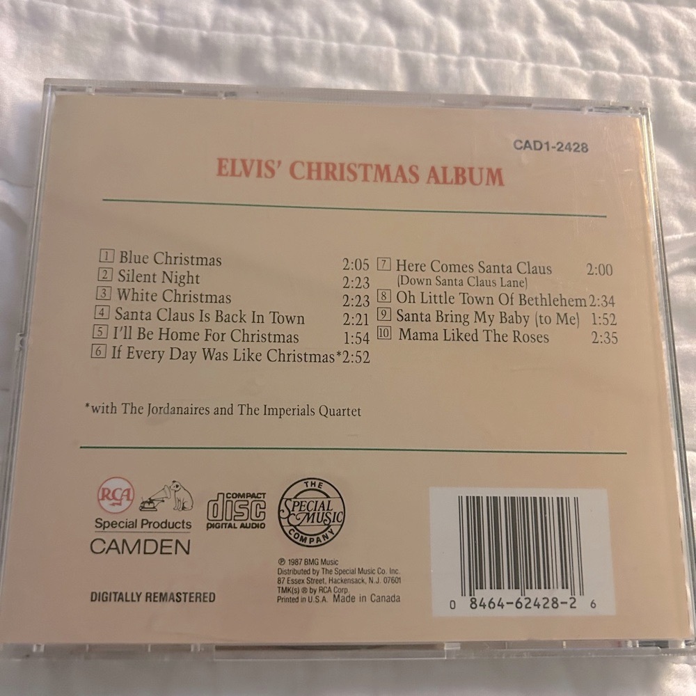 ELVIS CHRISTMAS CD - Picture 3 of 4